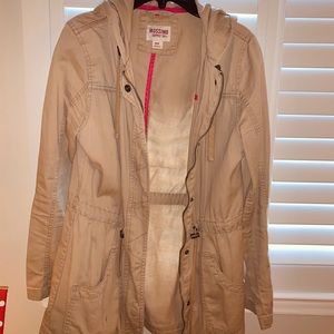Fall Khaki Zip up jacket